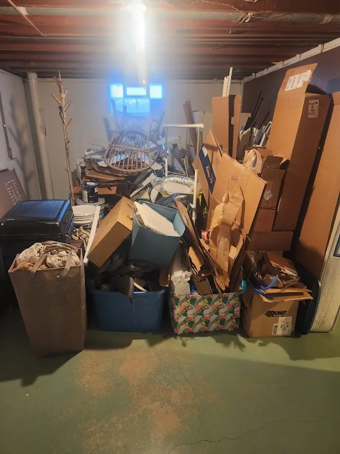 Roll-off dumpster container at job site for Construction Dumpster Rental in Cheval